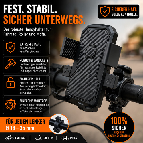 Handy halterung fahrrad 360 - halterung,