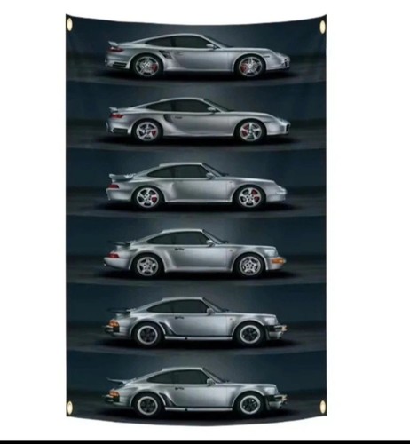 Porsche 911 range - porsche, fahne