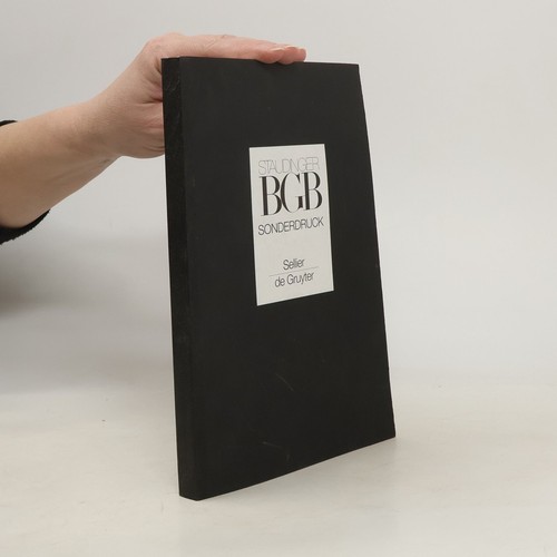 Staudinger bgb sonderdruck - staudinger, sonderdruck 
