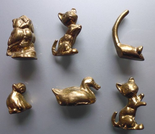 Kleine messing figuren - 6,