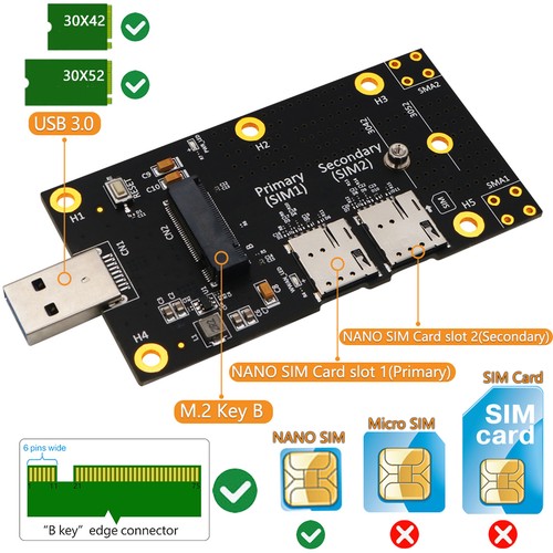 Usb 0 adapter - m.2-zu-usb-3.0-adapter, mit