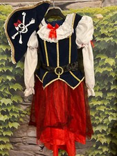 Piratenkleid mit Mütze – Größe 134–140 – für Fasching, Motto-Party oder Theater
