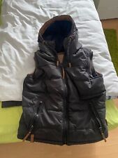 Naketano Winter Weste Teddy Futter, Fell Gr. L 40/42,Kapuze