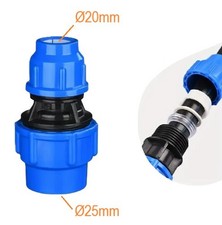 Ø 25mm auf 20mm Wasser Kunststoffrohr Reduzier Verbinder PE Rohr