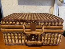 Picknickkorb aus Weidenholz Picknickkoffer