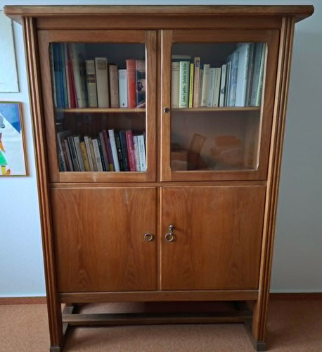Vitrinenschrank aus holz für - vitrinenschrank,