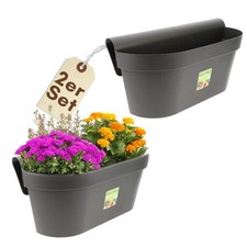 2er Set Geländerkasten Balkon