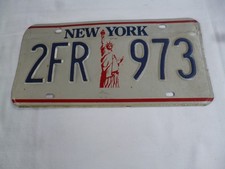 New York Nummernschild Auto