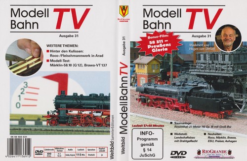 Dvd modell bahn - bahn, ausgabe