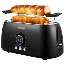 Edelstahl Toaster 4 Scheiben