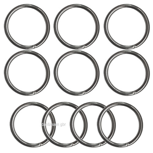 Rundringe ringe metall - 10,