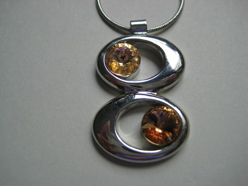 Halskette mit swarovski - mit,