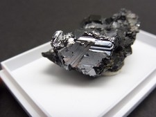 Galenit xx (tafelig) auf Sphalerit xx, Huaron-Mine, Pasco Provinz, Peru