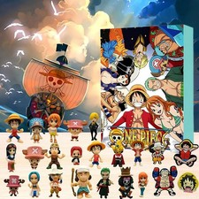 2025 Weihnachten Adventskalender 24pcs One Piece Mini Figur Puppe Spielzeug@@