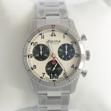 ALPINA Herrenuhr Quarz Chronograph AL-372WB4S26B Startimer Pilot