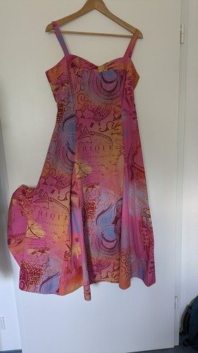 Sommerkleid aus baumwolle mit - baumwolle,