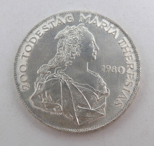 500 Schilling Österreich 1980 Maria Theresia Silber Münze silver coin