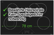 Glaskeramik Kochfeld Autark