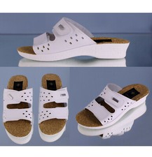 Damen Pantoletten Kork