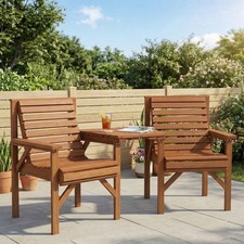 Outsunny Bistro-Set 3-teilig