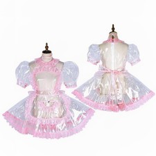 Girl Maid Sissy Lockable White