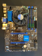 MSI Motherboard mit CPU (i5-4590) und RAM (32MB), gebraucht