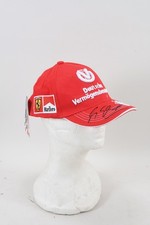 Q38Y02- Michael Schuhmacher Ferrari Cap handsigniert datiert 2007