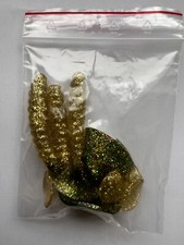 Profi Blinker Turbo Tail Gummifisch Gr. F Farbe Gold Metallic