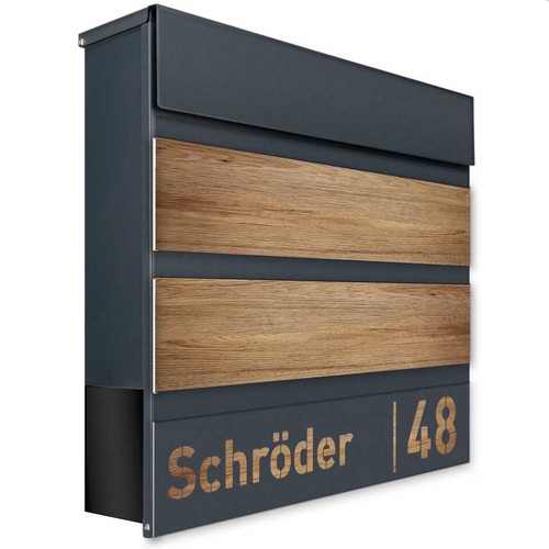 Briefkasten mit beschriftung - briefkasten,
