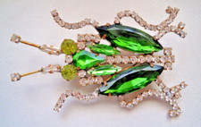 XL Strass Brosche--KÄFER -- -