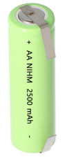 AA/AAA NIHM Akku 1,2V 2400mAh/950mah mit  Lötfahne U-Form Z-Form