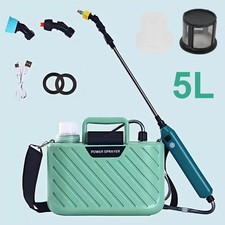 Druck-Sprüher 5 Liter Unkraut-Gift-Spritze-Garten mit Akku Pump-Sprühflasche