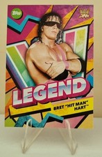 2021 Topps WWE Superstars Legend #143 Bret Hit Man Hart