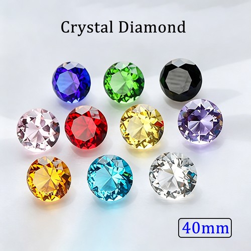 40mm glasdiamant dekosteine - glasdiamant,