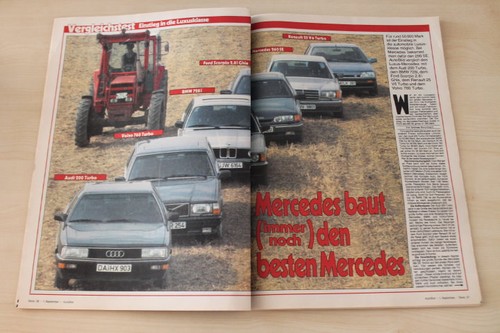 Auto bild 1986 mercedes - bild, 260