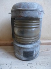 Antike DDR Schiffslampe Positionsleuchte Bootslampe Elektrifiziert