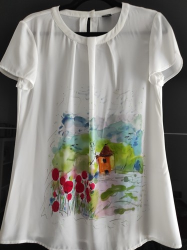 Chiffon bluse 38 - chiffon-bluse, gr.36/38