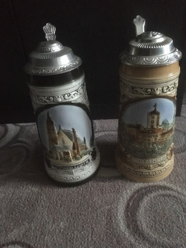 Porzellan bierkrüge - ,