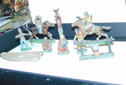 Alte hohlguss figuren - alte,