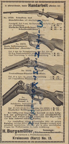 Kreiensen harz werbung - kreiensen/harz,, 1903