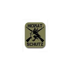 Aufkleber/Sticker Heimatschutz Homeland Security Schäferhund Gewehr 6x7cm A1805