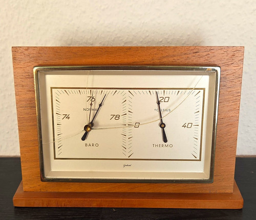 Analoges tisch barometer - tisch-barometer, &