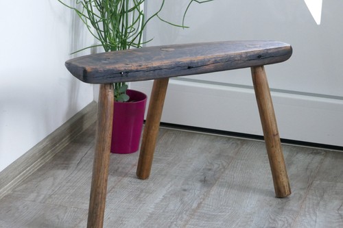 Altes dreibein 58cm ofenbank - altes,