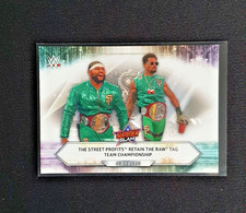 Topps WWE Wrestling 2021 - The Street Profits retain the Tag Team Championship