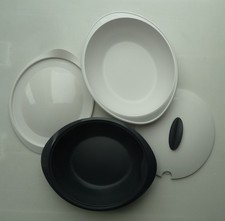 Tupperware - Thermo-Duo Behälter - 4 tlg. -  2,1 l / 1,5 l - grau weiß