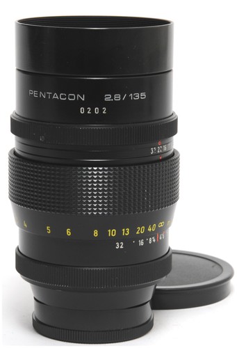 Pentacon 135mm lens - @, for