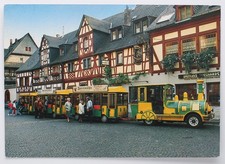 Postkarte bimmelbahn mit - -,