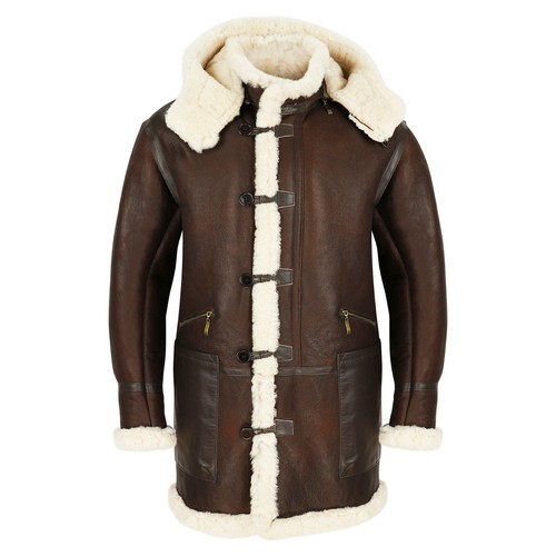Herren ledermantel braun - herren,