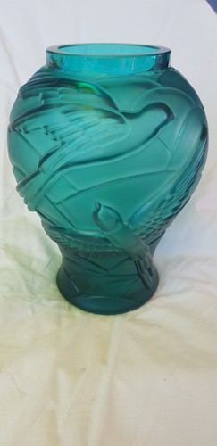 Glas vase art deko - glas,