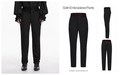 Punk rave men black gothic - rave,